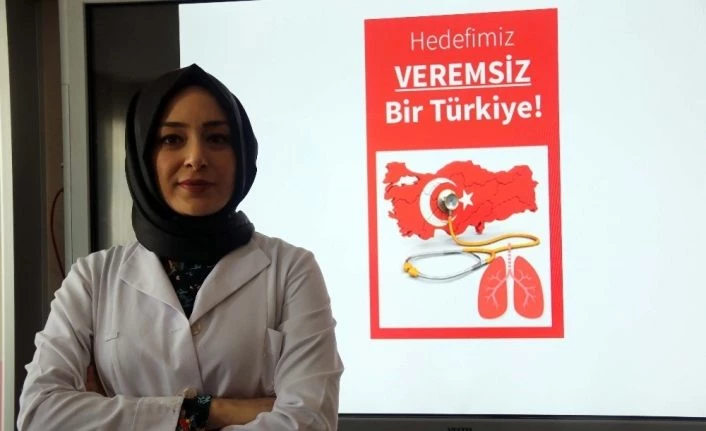 Köy öğrencilerine verem hastalığı anlatıldı