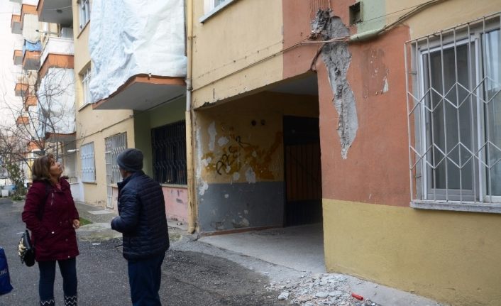 Malatya’da yıkılma riski olan binalar boşaltılıyor