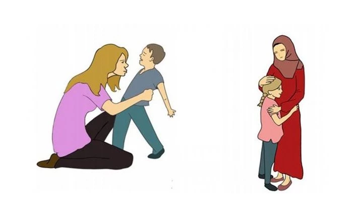 MEB'in tartışılan başörtülü ve açık anne figürleri