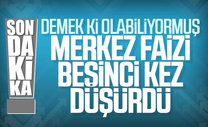 Merkez Bankası faiz indirimine devam ediyor