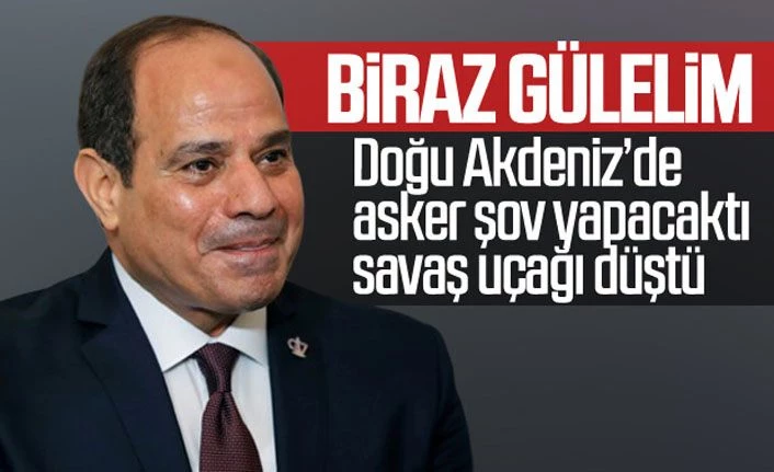 Mısır'da askeri tatbikatta 1 savaş uçağı düştü
