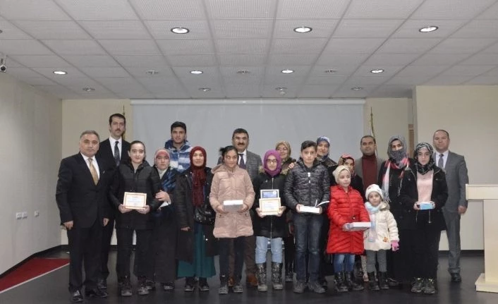 Okul Destek Projesi kapsamında başarılı öğrenciler ödüllendirildi