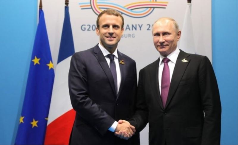 Putin ve Macron, Süleymani