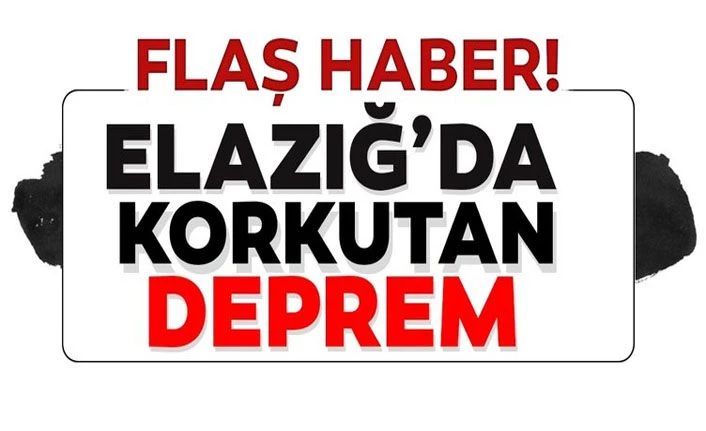 Son Dakika Haberi: Elazığ'da peş peşe depremler olmaya devam ediyor! Elazığ depreminde 4 kişi hayatını kaybetti! İlk görüntüler geldi