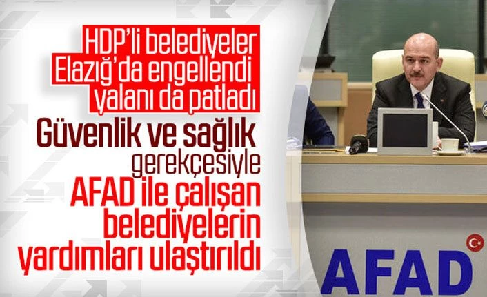 Süleyman Soylu: AFAD ile iş birliği yapılan yardımları aldık