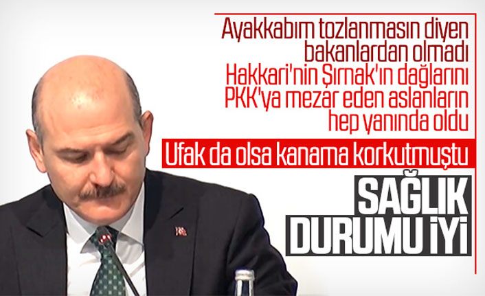 Süleyman Soylu'nun sağlık durumu iyi