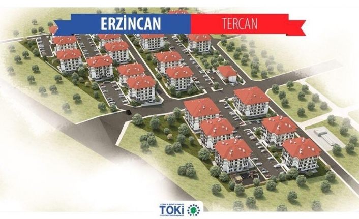 Tercan ilçesinde 351 konutun ihalesi yapıldı