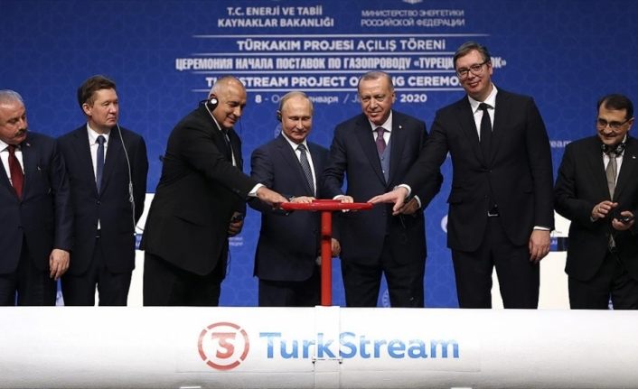 TürkAkım doğal gaz boru hattı açıldı