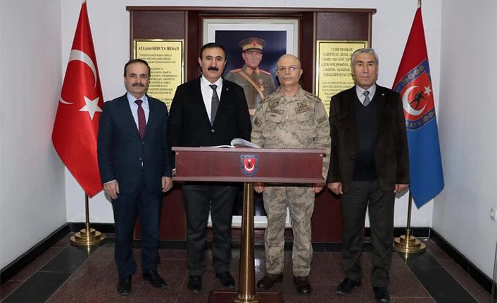 Van TB Başkanı Süer’den Kolordu Komutanı Hacı İlbaş’a ziyaret