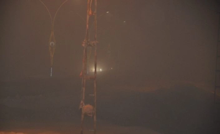 Yüksekova’da yoğun sis