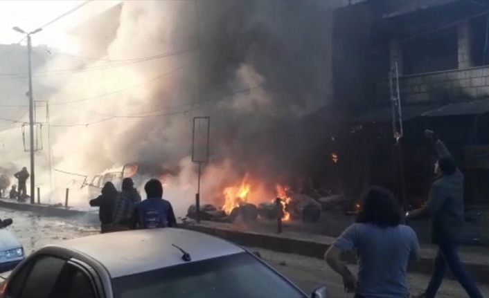 Afrin’de bombalı terör eylemi sivilleri hedef aldı: 8 ölü, 7 yaralı