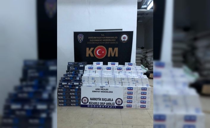 Ağrı’da kaçak sigara operasyonu