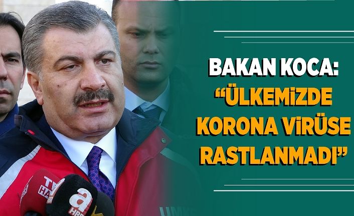 Van Kapıköy Sınır Kapısı'na gelenBakan Koca: “Ülkemizde korona virüse rastlanmadı”