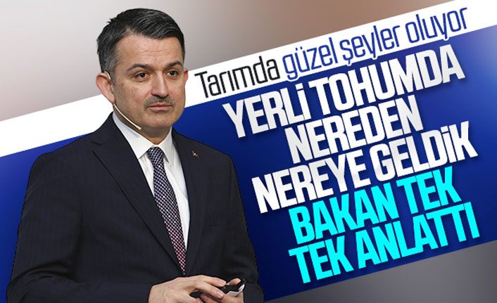 Bakan Pakdemirli'den yerli tohum açıklaması