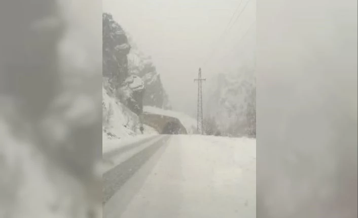 Çığ düşme anı kamerada