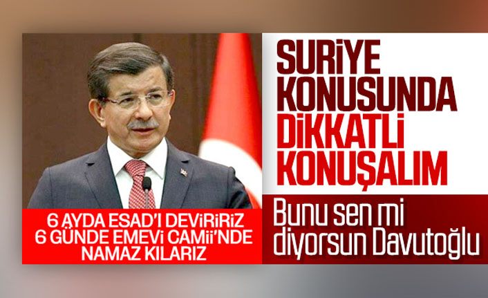 Davutoğlu Suriye gündemini değerlendirdi