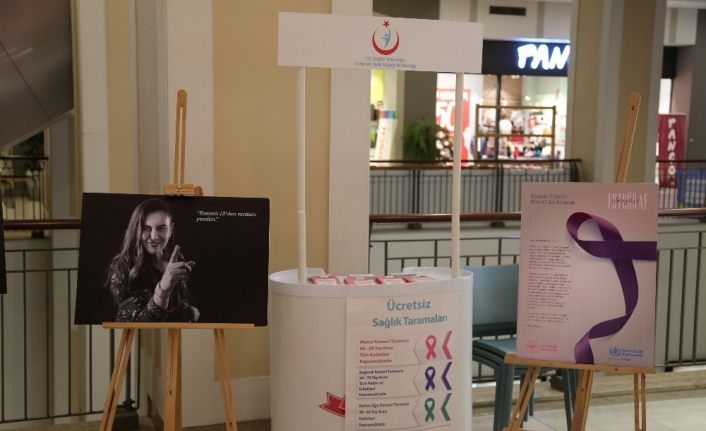 Dünya Kanser Günü fotoğraf sergisine vatandaşlar ilgi gösterdi