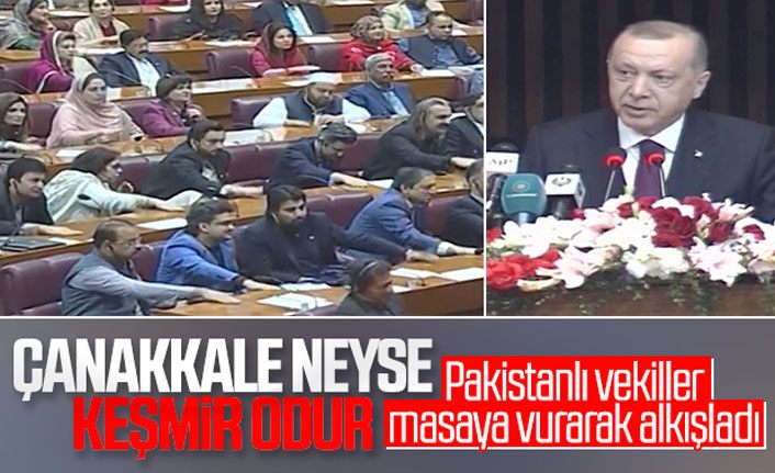 Erdoğan'ın Pakistan Meclisi'nde alkışlanan sözleri