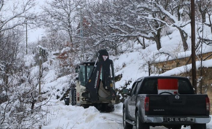 Erzincan’da 278 köy yolu ulaşıma kapandı