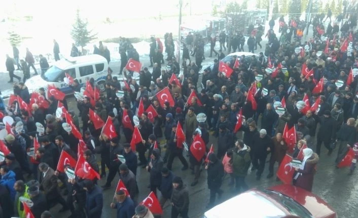 Erzurum Kudüs için yürüdü