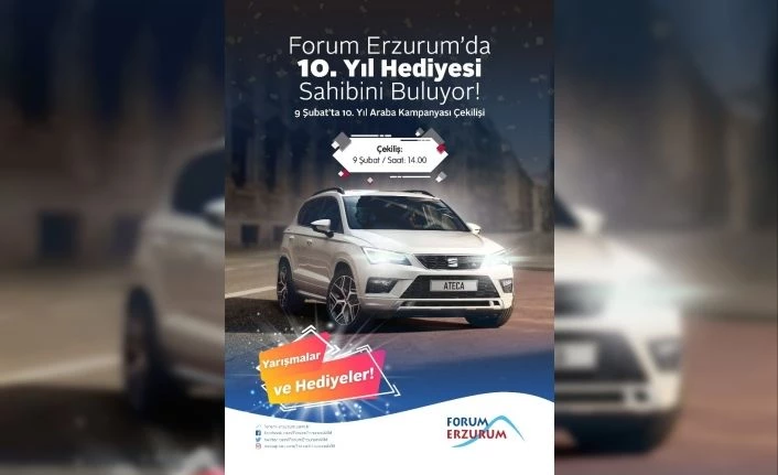 Forum Erzurum’da Seat Ateca kazanan talihli belli oluyor