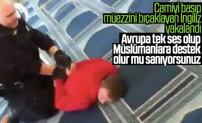 İngiltere'de cami görevlisine bıçaklı saldırı