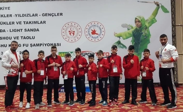 Kağızman, Wushu Türkiye Şampiyonası’na damgasını vurdu