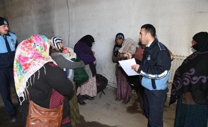 Muş belediyesinden dilenci operasyonu