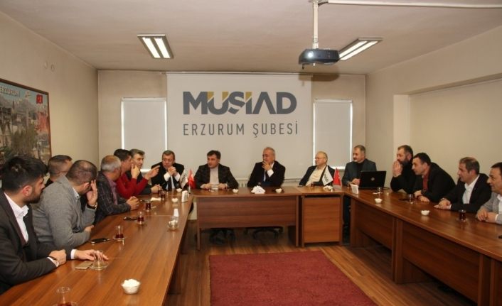 MÜSİAD Rektör Çomaklı ve üniversite yönetimini ağırladı