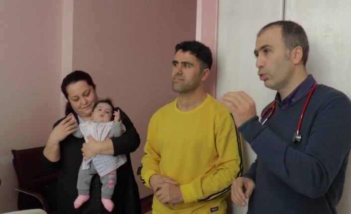 Nadir görülen hastalığına yakalanan Hira bebek için 60 bin euroluk ilaç yurt dışından getirildi