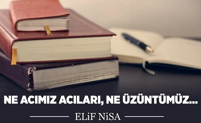 NE ACIMIZ ACILARI, NE ÜZÜNTÜMÜZ…
