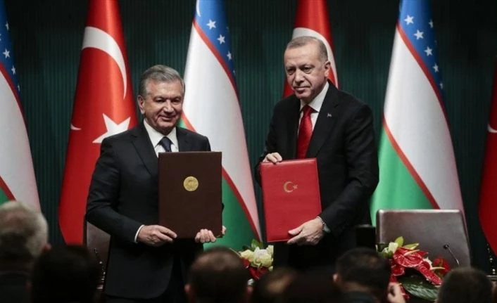 Özbekistan Cumhurbaşkanı Mirziyoyev: Türkiye ve Özbekistan'ın çalışmaları tarihe yepyeni sayfalar olarak yazılacak