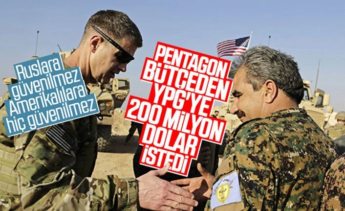 Pentagon bütçeden YPG'ye pay istiyor
