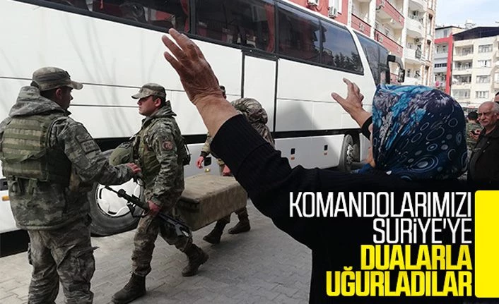 Suriye sınırına komando ve askeri araç sevkiyatı