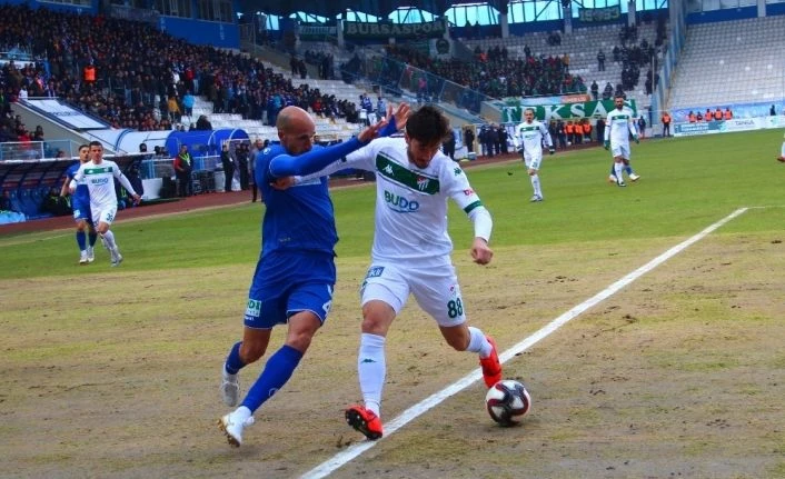 TFF 1. Lig: BB Erzurumspor: 0 - Bursaspor: 0 (İlk yarı sonucu)