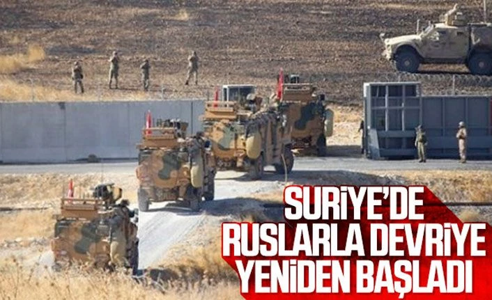 Türkiye ile Rusya'nın ortak devriyeleri yeniden başladı