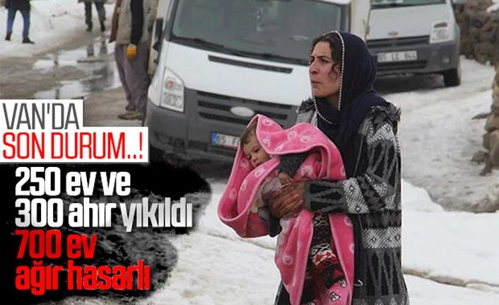 Van'da 187 artçı sarsıntı meydana geldi