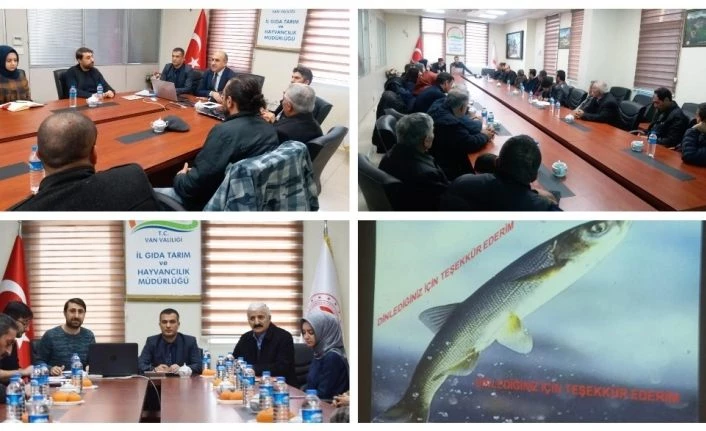 Van’da su ürünleri toplantısı