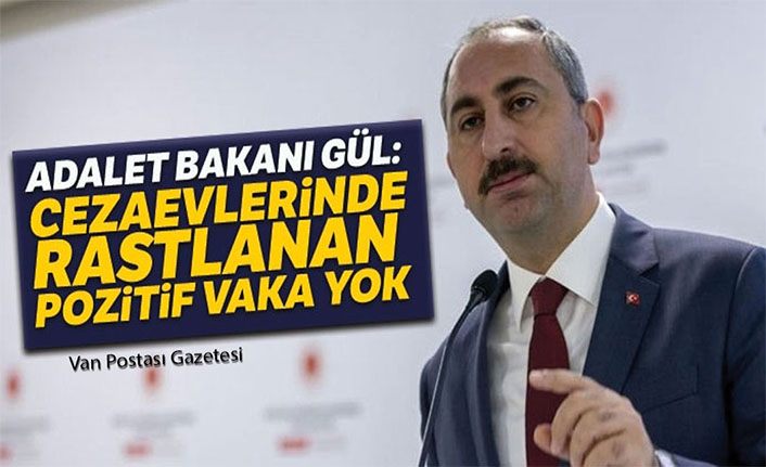 Adalet Bakanı: Cezaevinde koronavirüslü hükümlü yok