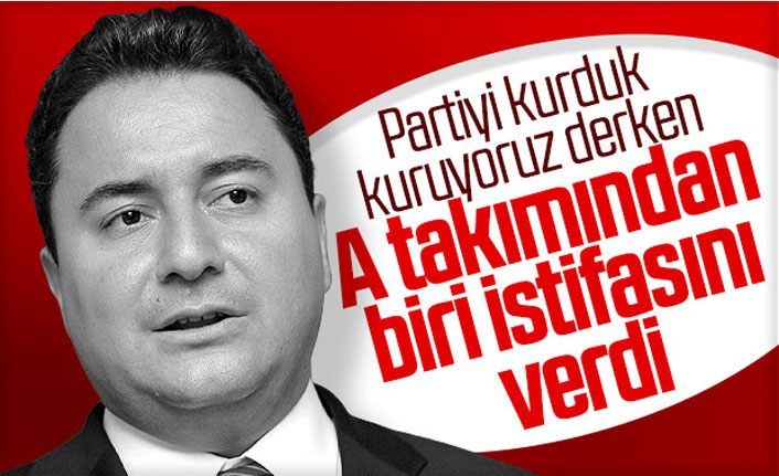 Ali Babacan partiyi kurmadan ilk istifa geldi