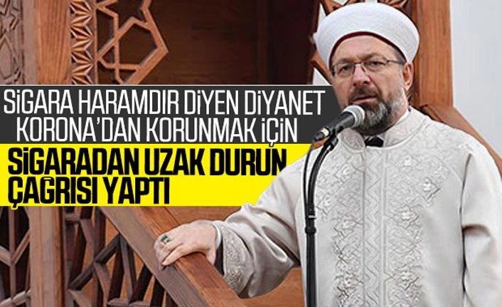 Ali Erbaş'ın hutbe konusu koronavirüs ve temizlik oldu