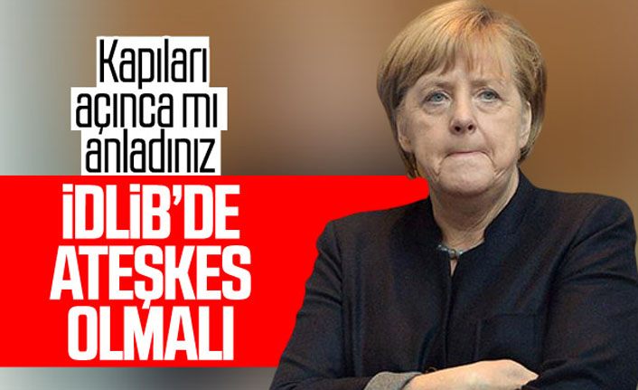 Almanya Başbakanı Merkel: İdlib’de ateşkese ihtiyacımız var