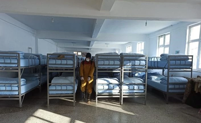 Başkale’de temizlik ve dezenfekte seferberliği