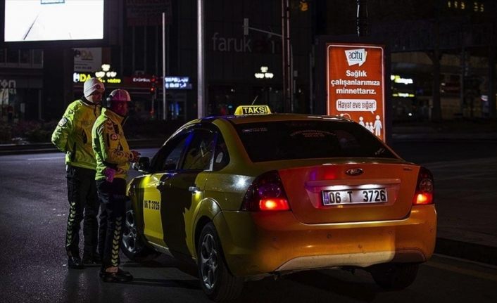 Başkentte plaka sınırlama uygulamasını ihlal eden taksiciye ceza kesildi