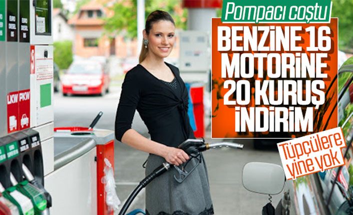 Benzin ve motorine indirim