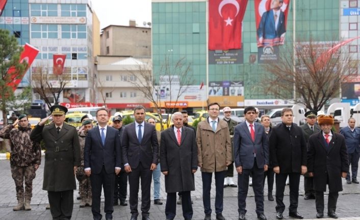 Çanakkale zaferinin 105. yılı Iğdır’da törenle kutlandı