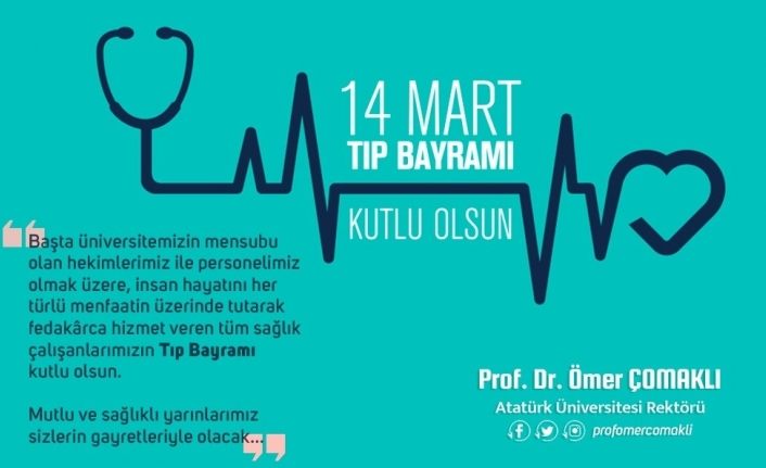 Çomaklı: “14 Mart Tıp Bayramı kutlu olsun”