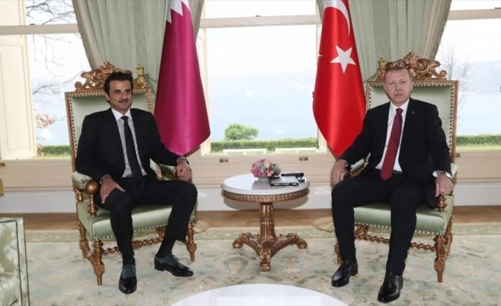 Cumhurbaşkanı Erdoğan, Katar Emiri es-Sani ile telefonda görüştü