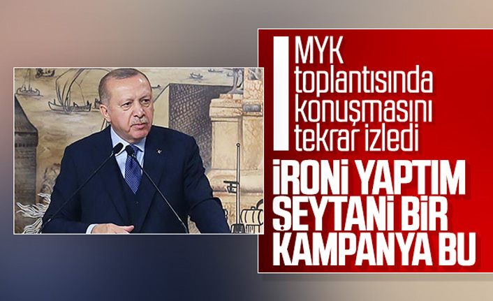 Cumhurbaşkanı Erdoğan, tartışılan konuşmasını yorumladı