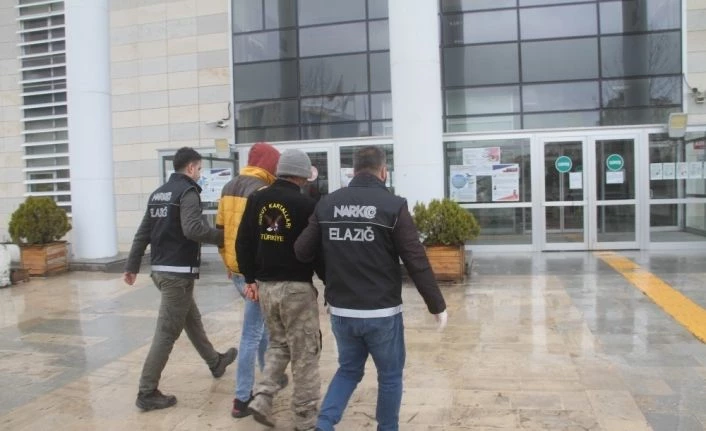 Elazığ’da uyuşturucu operasyonları: 5 tutuklama